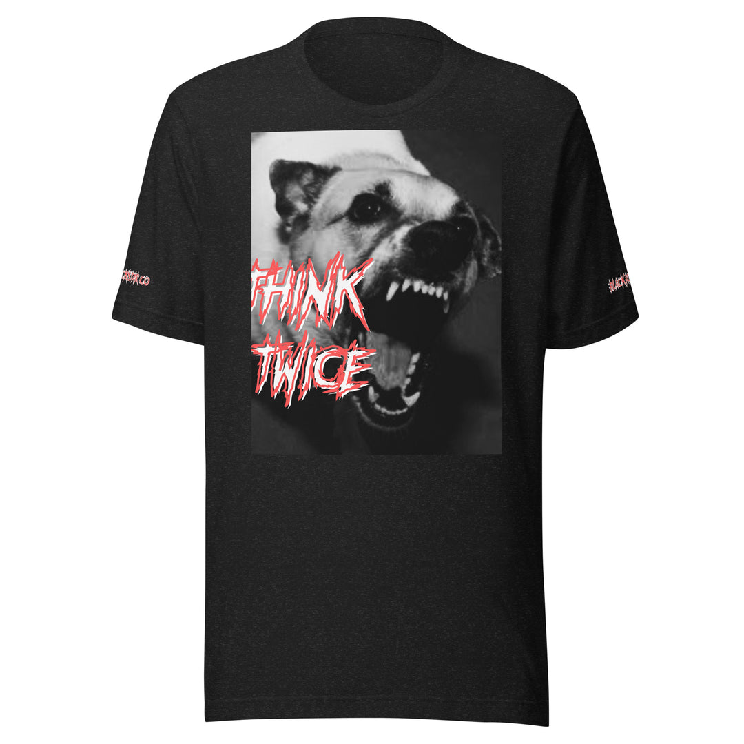 BLK think twice t-shirt – Black Rockstar Co
