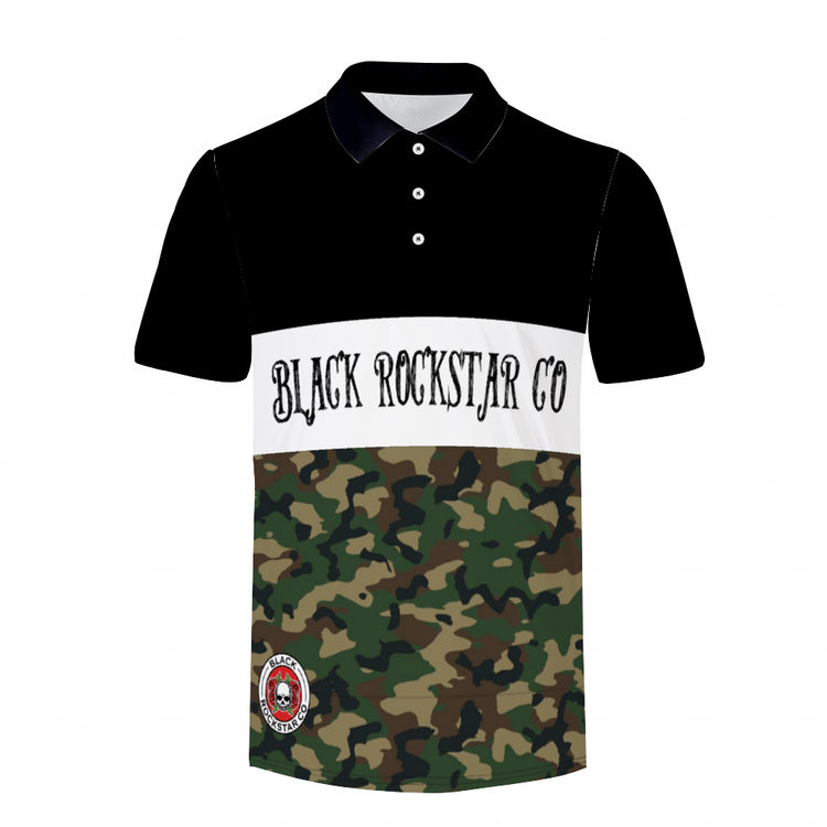 新品　BRIEFING MENS CAMO PRINT POLO ブラック BRIEFING MENS CAMO PRINT POLO ブラック MENS LINE CAMO PRINT