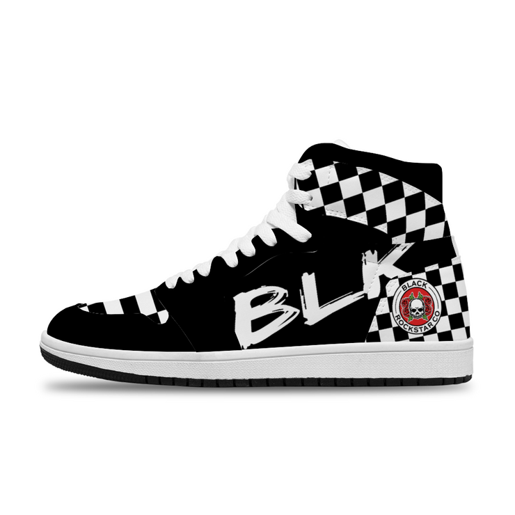 BLK Checkered Ones Shoes