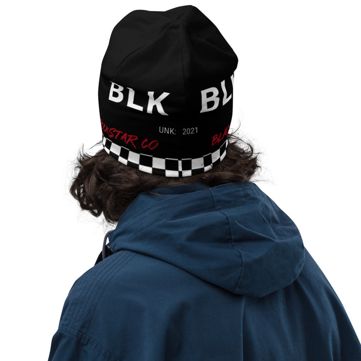 BLK Skull Drop Beanie