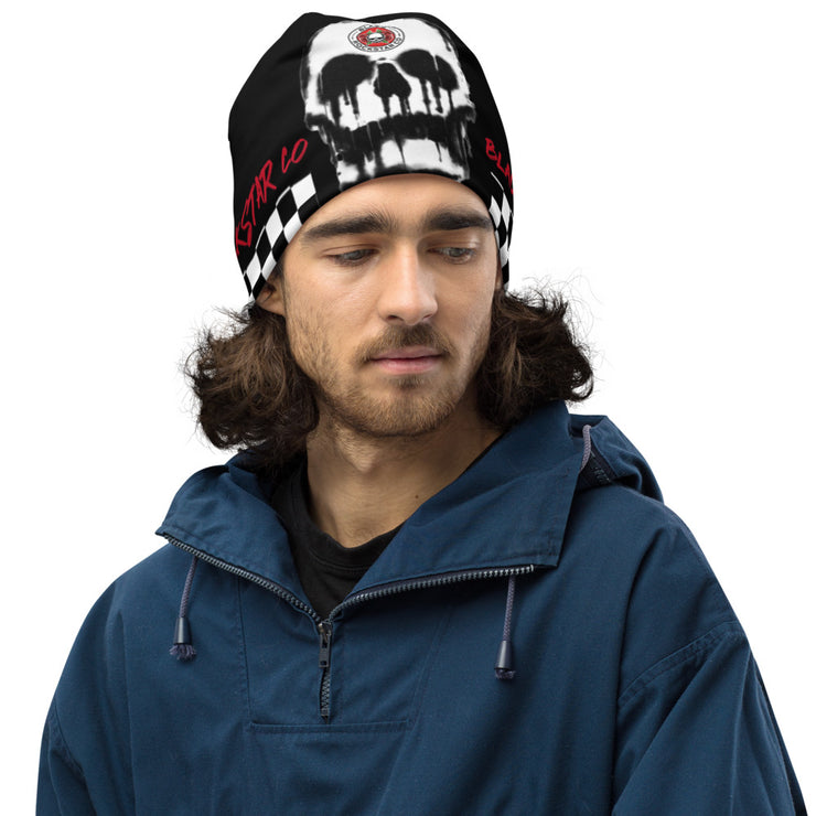 BLK Skull Drop Beanie