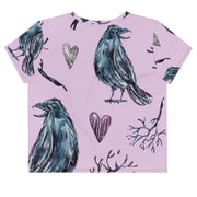 Crow BLK Crop Top