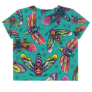 BLK Skull Butterfly Crop Top