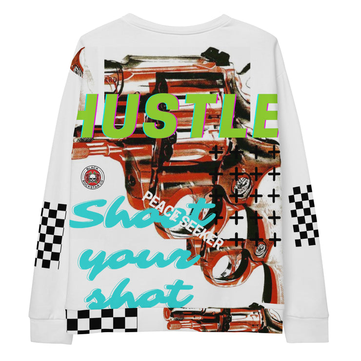BLK HUSTLE SWEATSHIRT