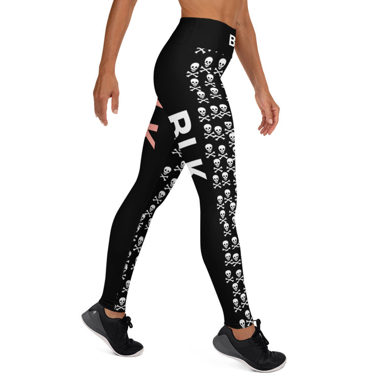 BLK Yoga Skull Leggings