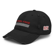 BLK I FEEL FAKE Distressed HAT