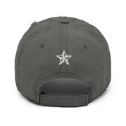 BLK I FEEL FAKE Distressed HAT