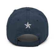 BLK I FEEL FAKE Distressed HAT