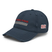 BLK I FEEL FAKE Distressed HAT