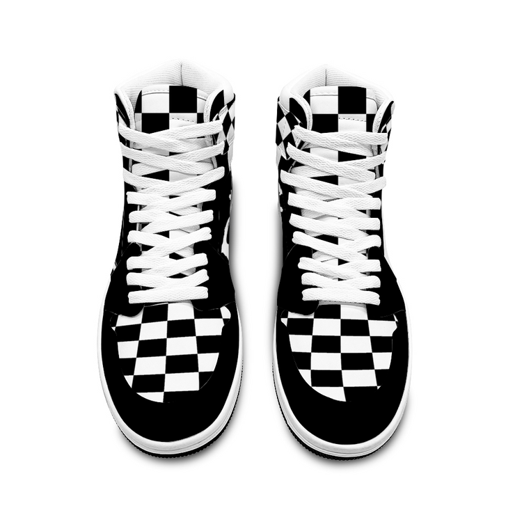 BLK Checkered Ones Shoes