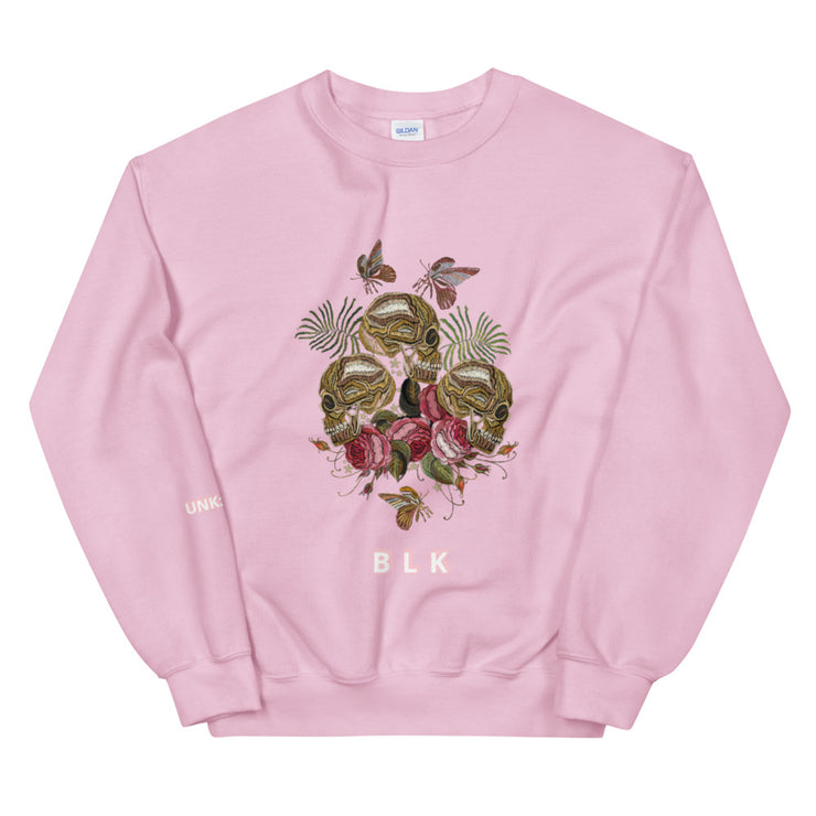 BLK Butterfly Skull Sweater